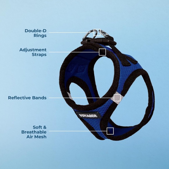 Voyager Step-in Air Dog Harness L (Chest: 18-20.5") EUC - Picture 3 of 8